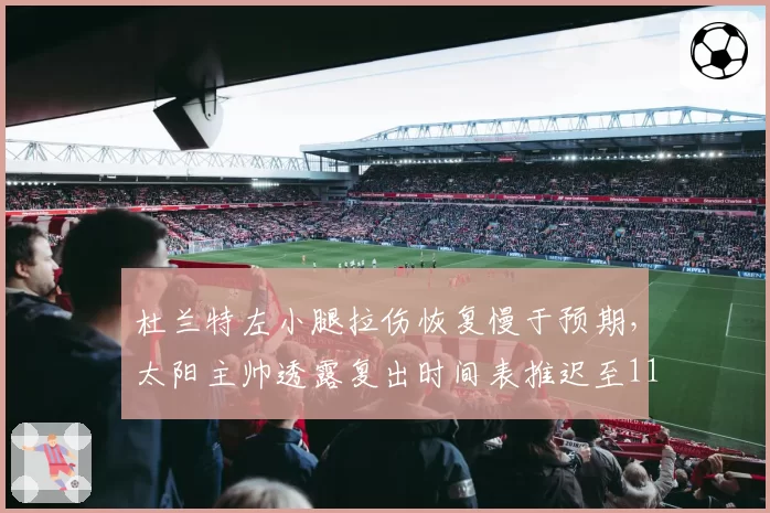 杜兰特左小腿拉伤恢复慢于预期，太阳主帅透露复出时间表推迟至11月中旬